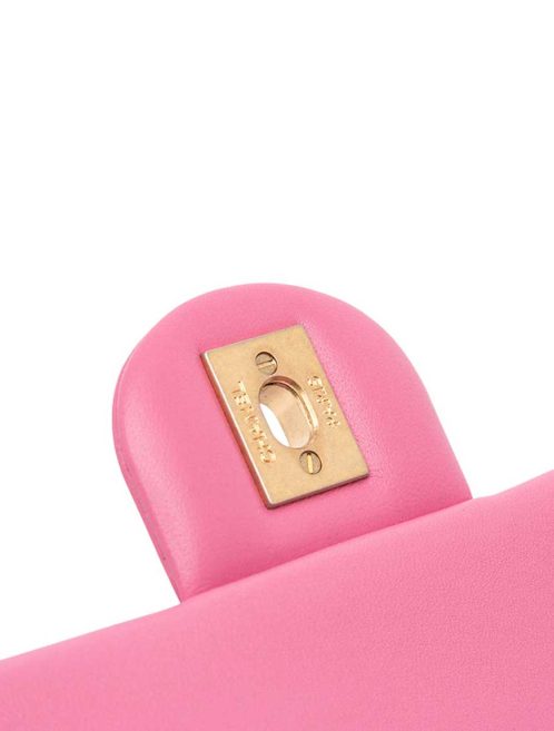 Chanel Timeless Mini Rectangular Lamb Pink Closing System | Sell your designer bag