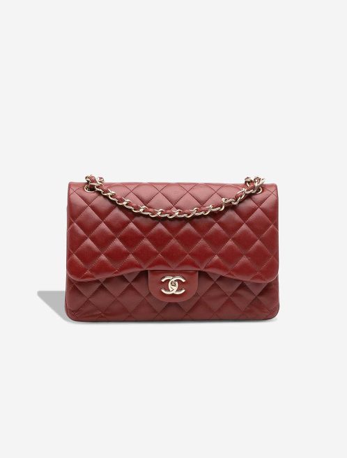 Chanel Timeless Jumbo Lamb Bordeaux Front | Sell your designer bag
