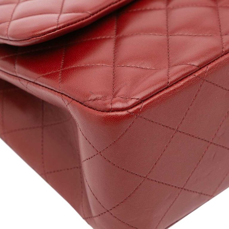 Chanel Timeless Jumbo Lamb Bordeaux Inside | Sell your designer bag