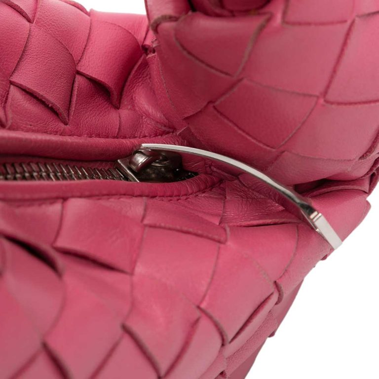 Bottega Veneta Jodie Mini Lamb Pink Front | Sell your designer bag