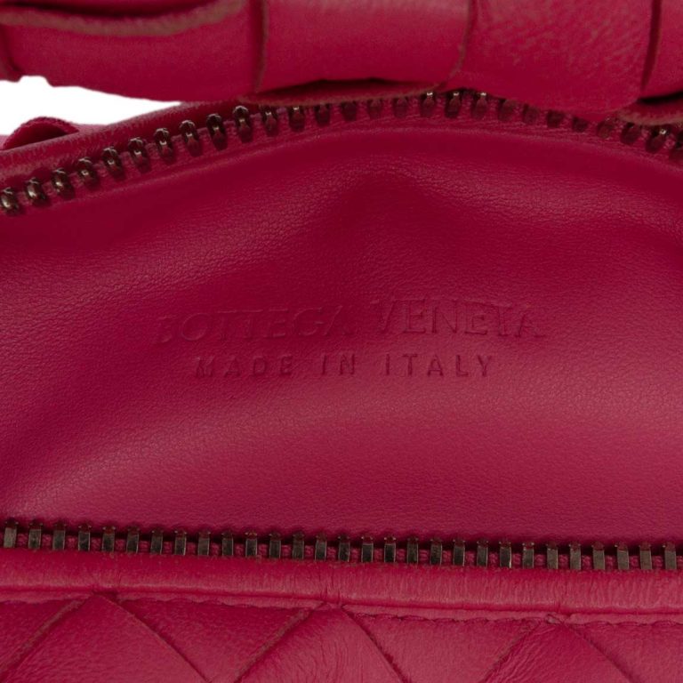 Bottega Veneta Jodie Mini Lamb Pink Logo | Sell your designer bag