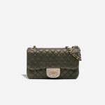 Chanel Timeless Small Calf Khaki Front | Sell your designer bag