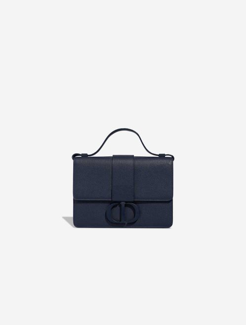 Dior 30 Montaigne Calf Dark Blue Front | Sell your designer bag