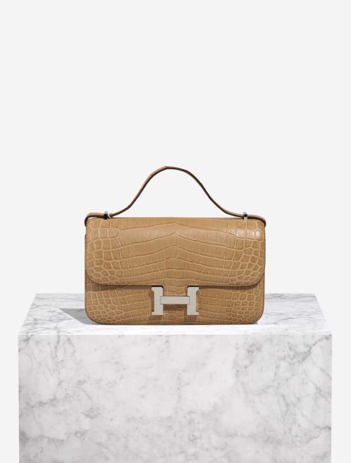 Hermès Constance Elan Niloticus Crocodile Gris Cendre Front | Sell your designer bag