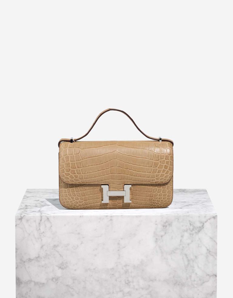 Hermès Constance Elan Niloticus Crocodile Gris Cendre Front | Sell your designer bag