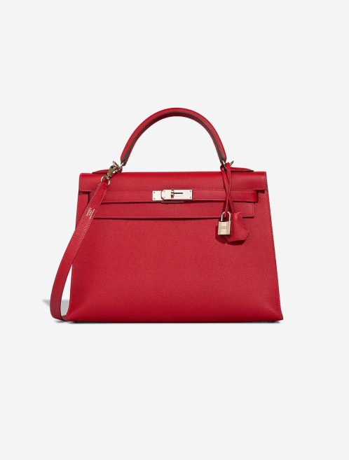 Hermès Kelly 32 Epsom Rouge Casaque Front | Sell your designer bag