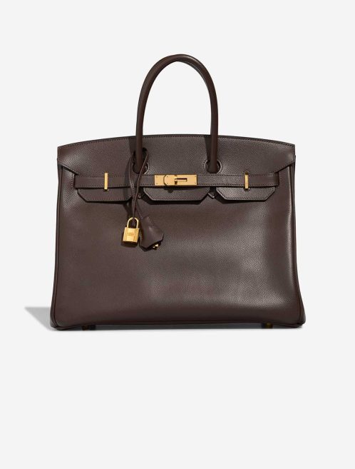 Hermès Birkin 35 Epsom Chocolat Front | Sell your designer bag