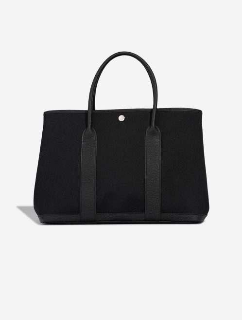 Hermès Garden Party 36 Veau Négonda / Toile Black Front | Sell your designer bag