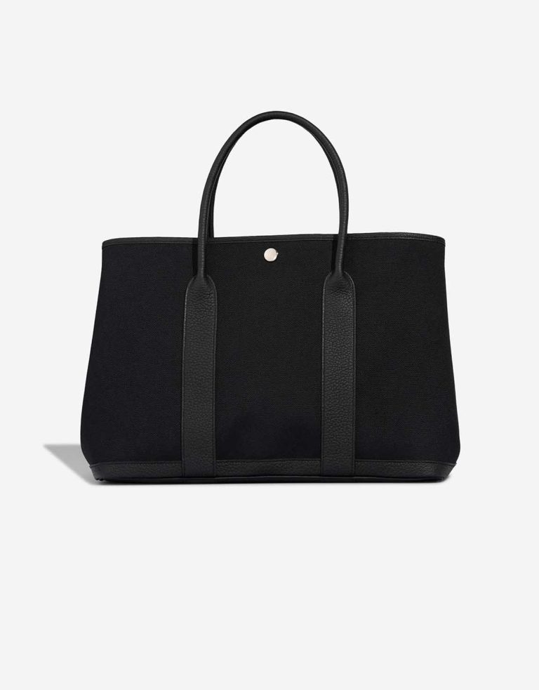 Hermès Garden Party 36 Veau Négonda / Toile Black Front | Sell your designer bag