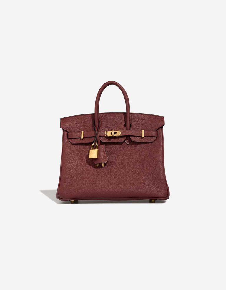 Hermès Birkin 25 Togo Rouge H Front | Sell your designer bag