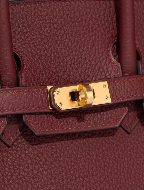 Hermès Birkin 25 Togo Rouge H Closing System | Sell your designer bag