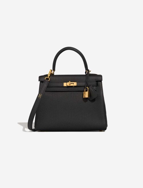 Hermès Kelly 25 Togo Black Front | Sell your designer bag