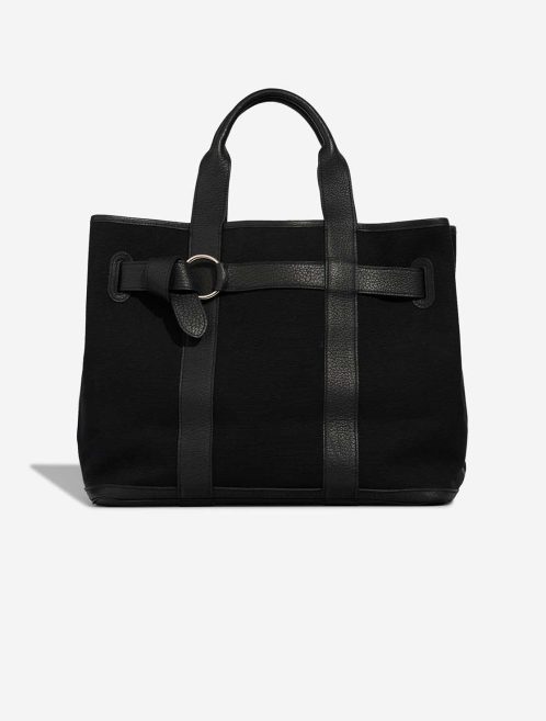Hermès Petite Ceinture Clémence / Toile Militaire Black Front | Sell your designer bag