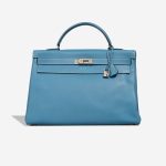 Hermès Kelly 40 Swift Bleu Jean Front | Sell your designer bag