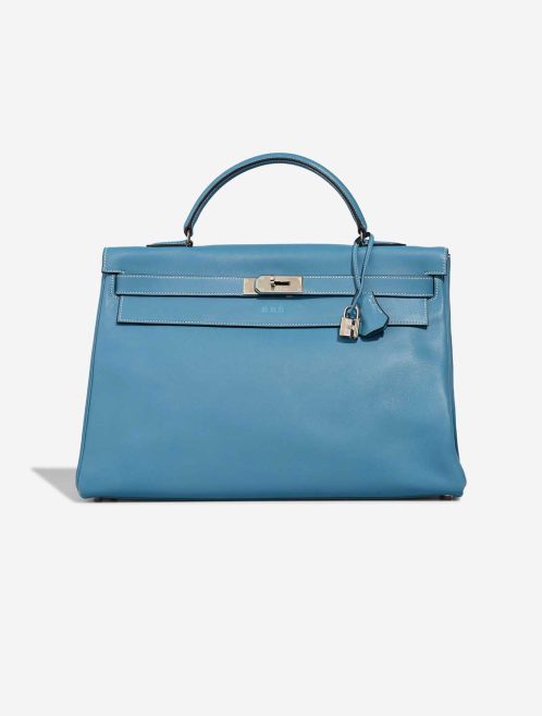 Hermès Kelly 40 Swift Bleu Jean Front | Sell your designer bag