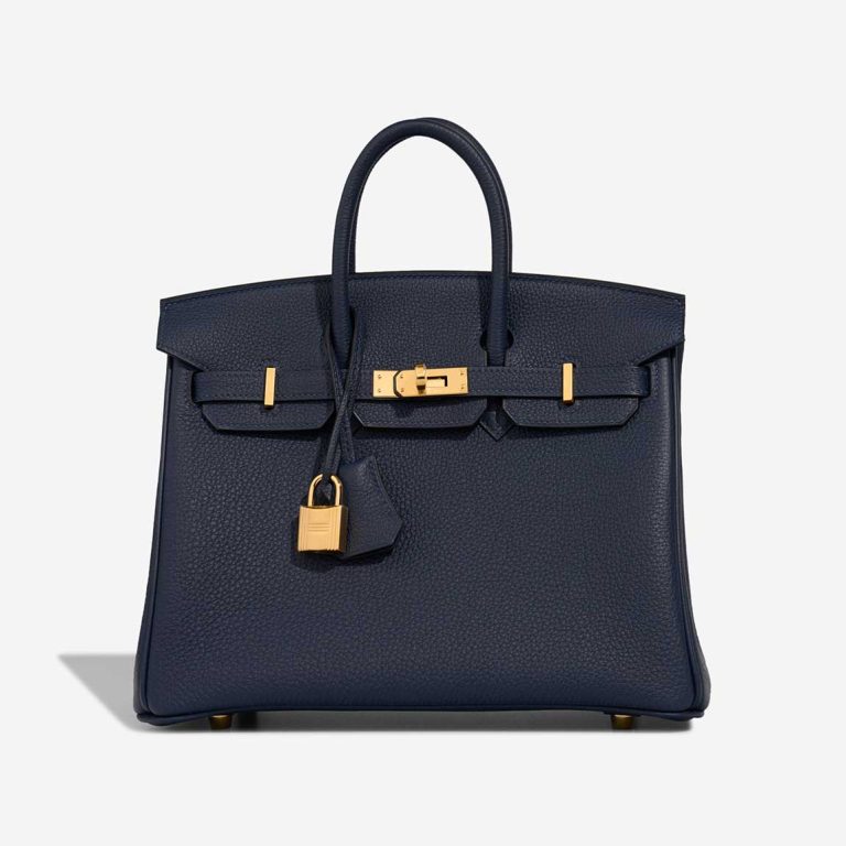 Hermès Birkin 25 Togo Bleu Abysse Front | Sell your designer bag
