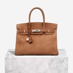 Hermès Birkin 30 Doblis Suede Noisette Front | Sell your designer bag