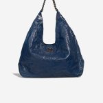 Chanel Hobo Large Aged Calf Blue Front | Sell your designer bag