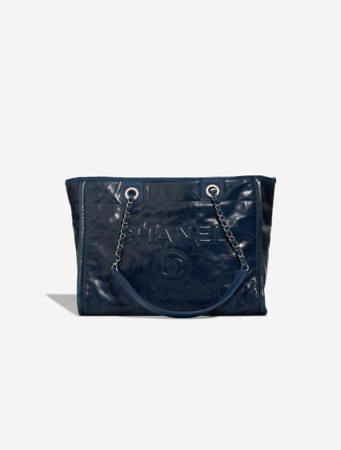 Chanel Deauville Small Lamb Blue Front | Sell your designer bag