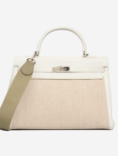 Hermès Shoulder Strap Togo / Toile Sauge Closing System | Sell your designer bag