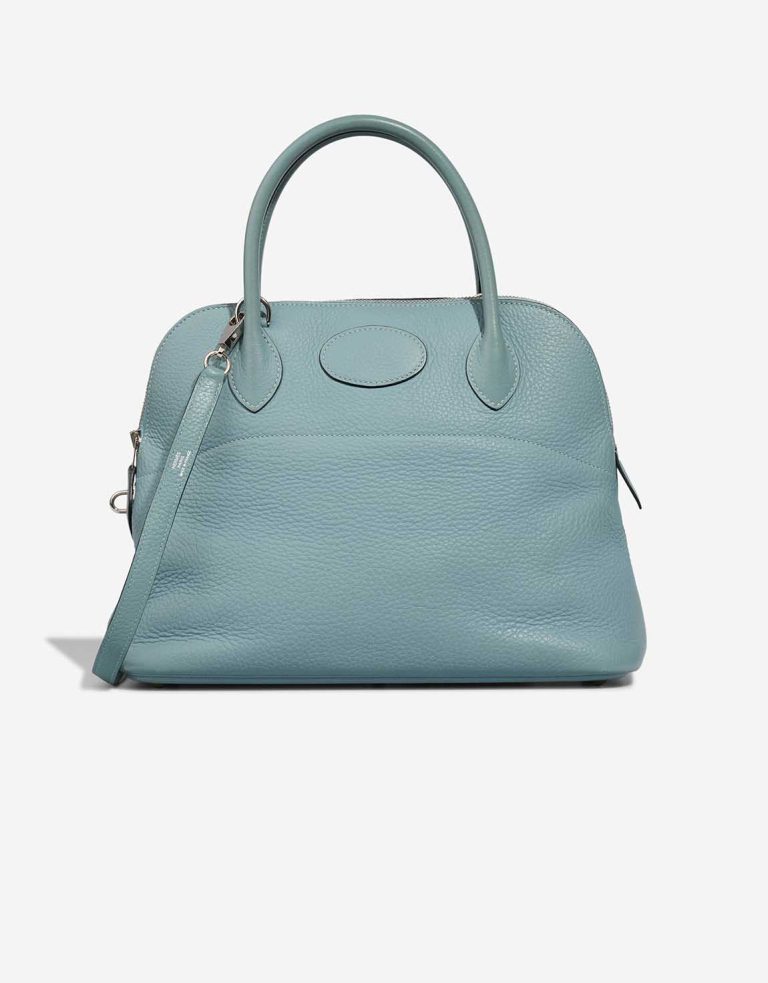 Hermès Bolide 35 Clémence Bleu Jean Front | Sell your designer bag