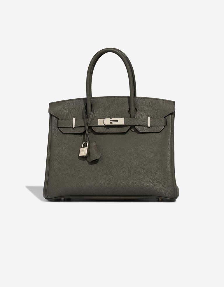 Hermès Birkin 30 Togo Vert de Gris Front | Sell your designer bag