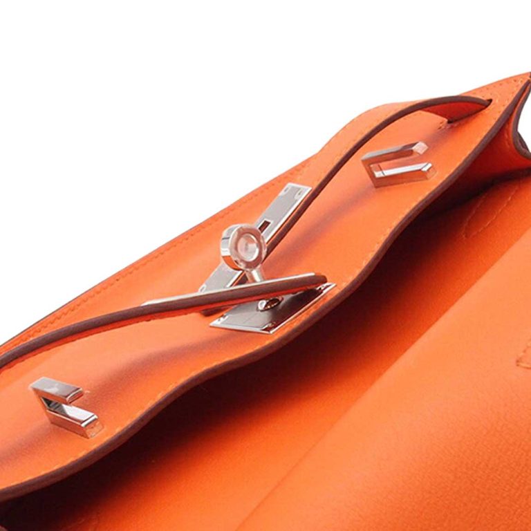 Hermès Jypsière Mini Swift Orange H Front | Sell your designer bag