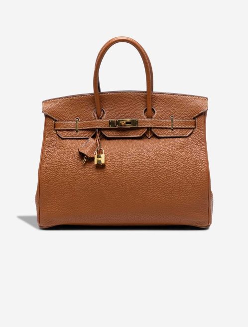 Hermès Birkin 35 Togo Gold Front | Sell your designer bag