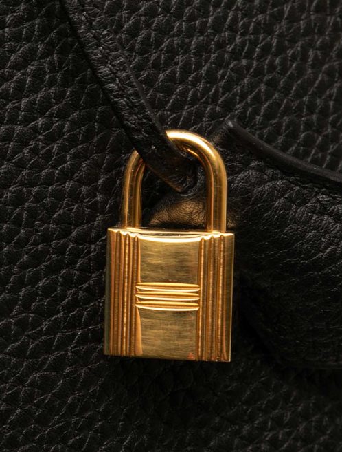 Hermès Birkin 40 Clémence Black Closing System | Sell your designer bag