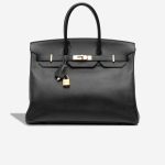 Hermès Birkin 35 Epsom Black Front | Sell your designer bag