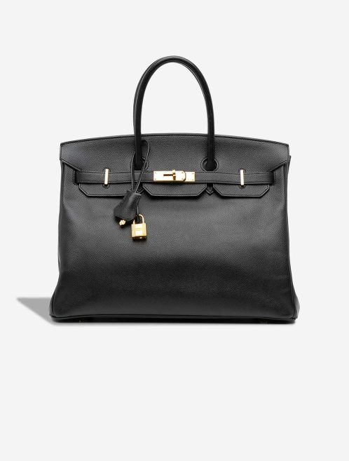Hermès Birkin 35 Epsom Black Front | Sell your designer bag