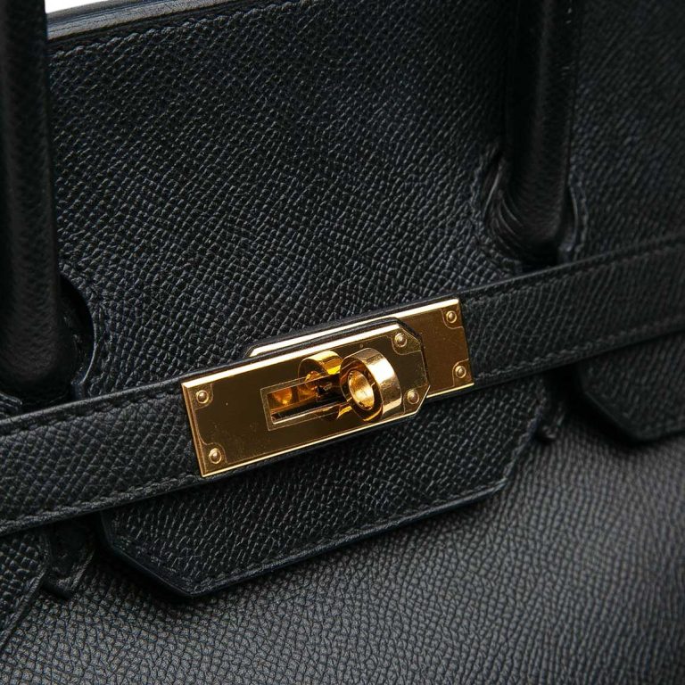 Hermès Birkin 35 Epsom Black Front | Sell your designer bag