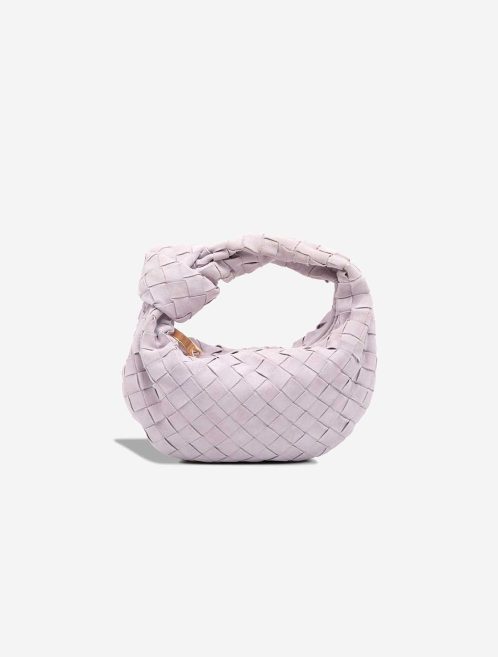 Bottega Veneta Jodie Mini Suede Violet Front | Sell your designer bag