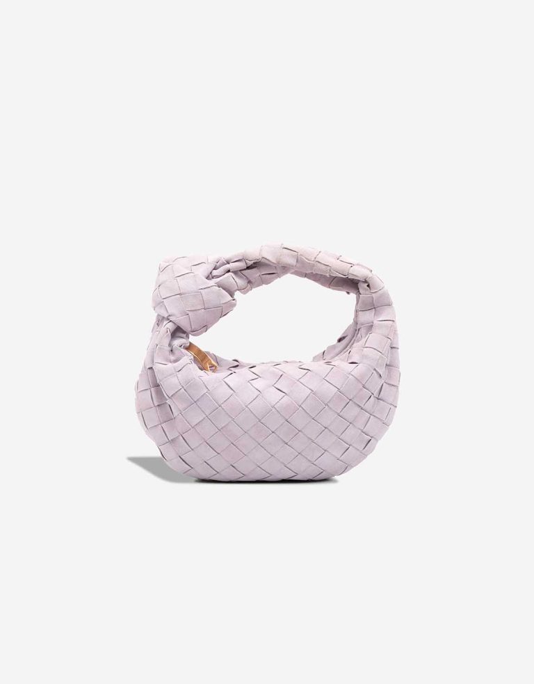 Bottega Veneta Jodie Mini Suede Violet Front | Sell your designer bag