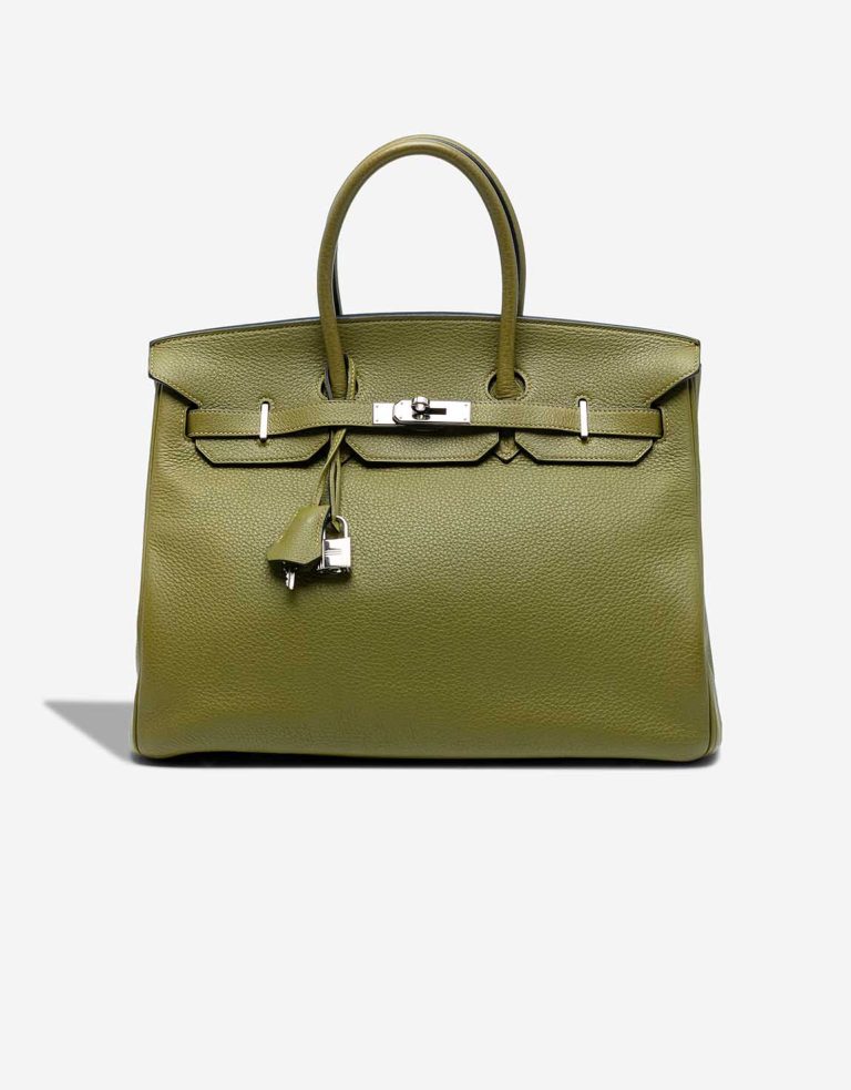 Hermès Birkin 35 Togo Vert Chartreuse Front | Sell your designer bag
