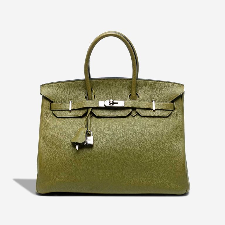 Hermès Birkin 35 Togo Vert Chartreuse Front | Sell your designer bag