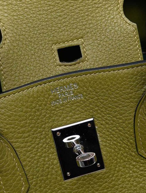 Hermès Birkin 35 Togo Vert Chartreuse Closing System | Sell your designer bag