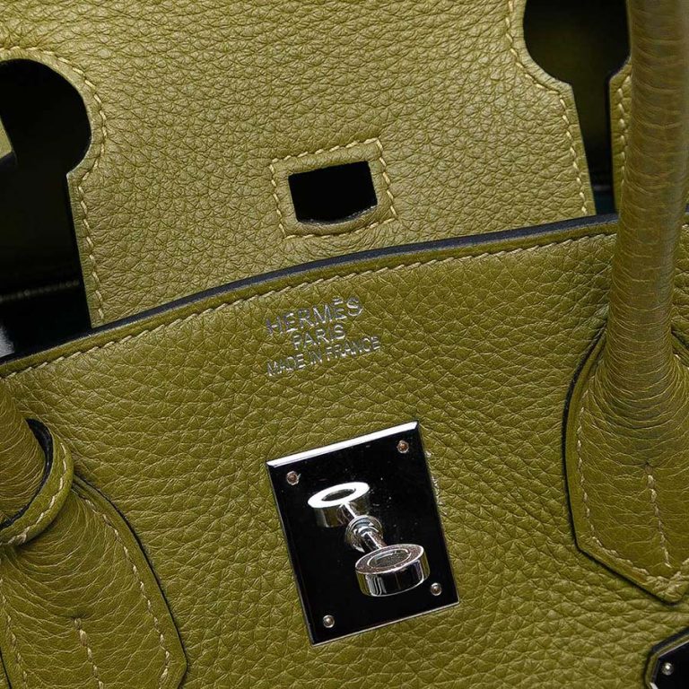 Hermès Birkin 35 Togo Vert Chartreuse Front | Sell your designer bag