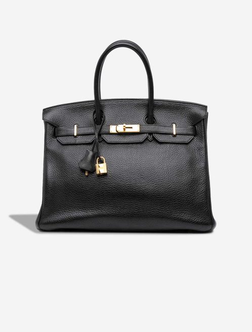 Hermès Birkin 35 Togo Black Front | Sell your designer bag
