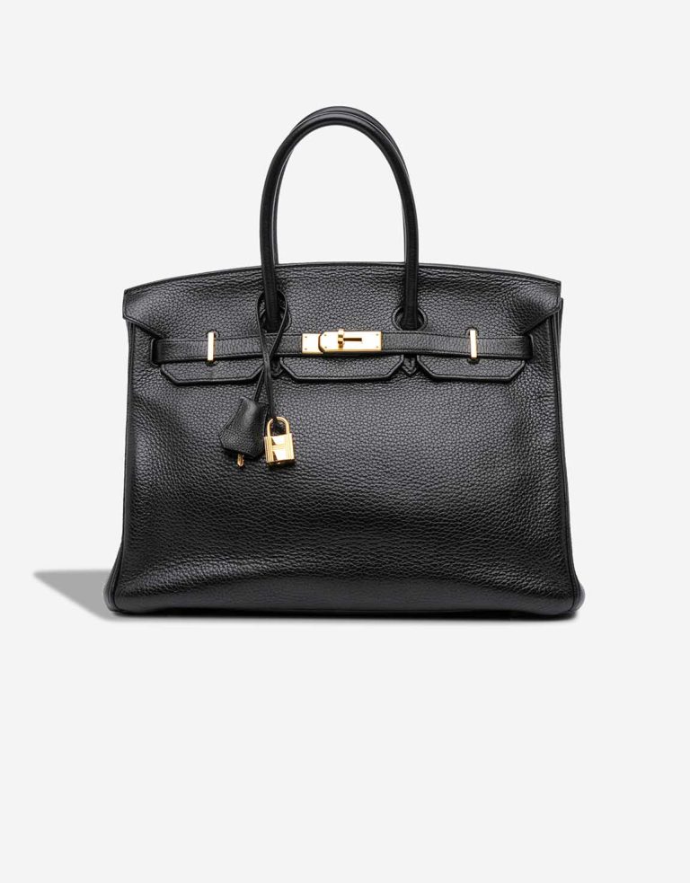 Hermès Birkin 35 Togo Black Front | Sell your designer bag
