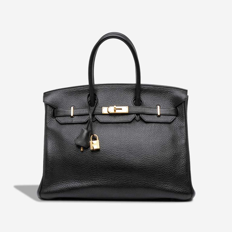 Hermès Birkin 35 Togo Black Front | Sell your designer bag