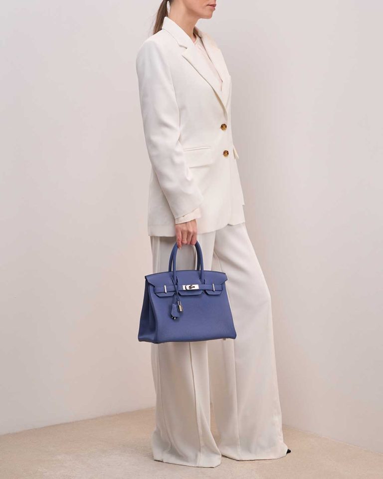 Hermès Birkin 30 Togo Bleu Brighton Front | Sell your designer bag