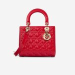 Dior Lady Medium Patent Red Front | Sell your designer bag