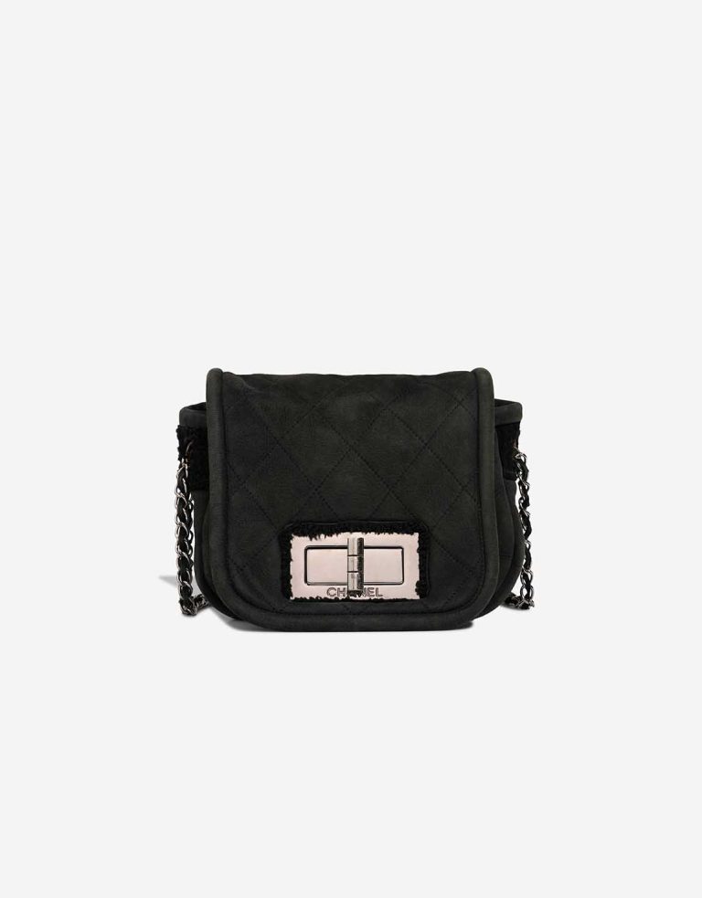 Chanel Flap Bag Lamb / Shearling Black Front | Sell your designer bag