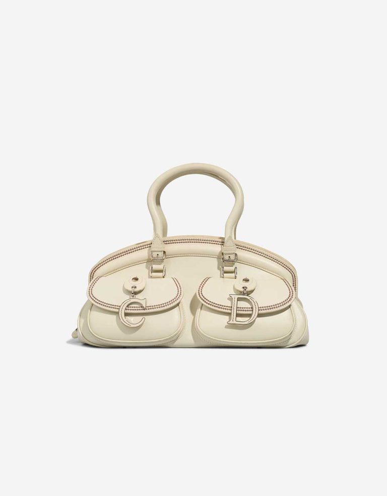 Dior Détective Calf Off White Front | Sell your designer bag