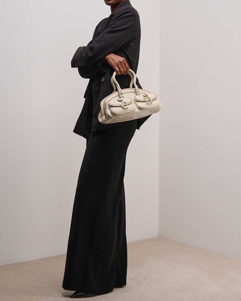 Dior Détective Calf Off White Front | Sell your designer bag