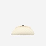 Chanel Clutch Caviar White Front | Sell your designer bag