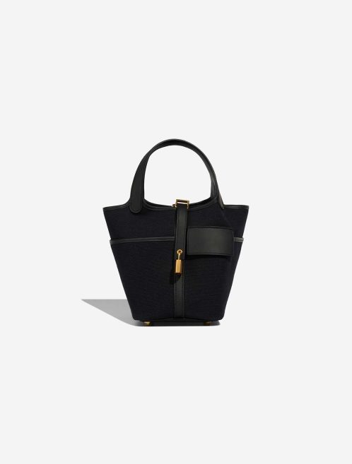 Hermès Picotin Cargo 18 Toile Goeland / Swift Black Front | Sell your designer bag