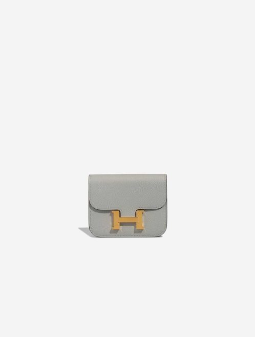 Hermès Constance Slim Wallet Evercolor Bleu Glacier Front | Sell your designer bag