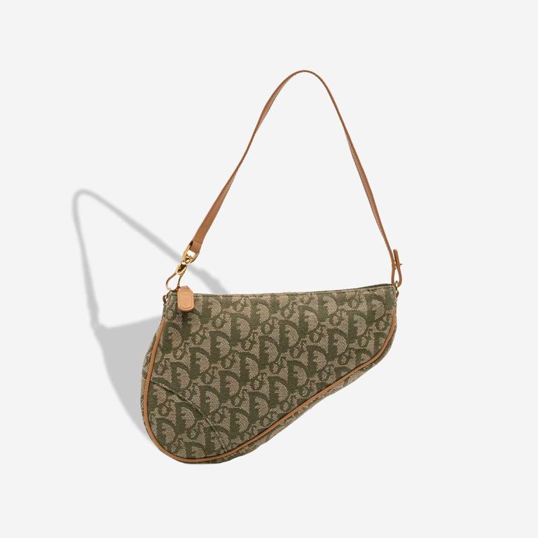 Dior Saddle Mini Canvas Brown Front | Sell your designer bag